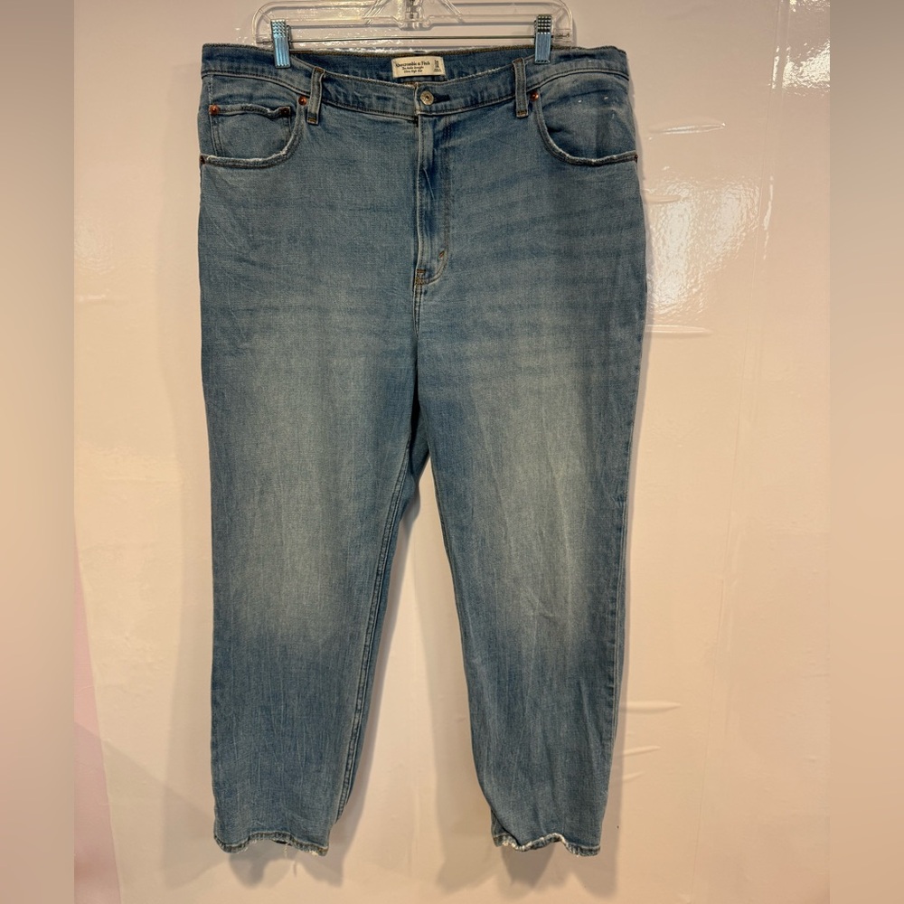 Abercrombie & Fitch Light Blue Straight Leg Jeans